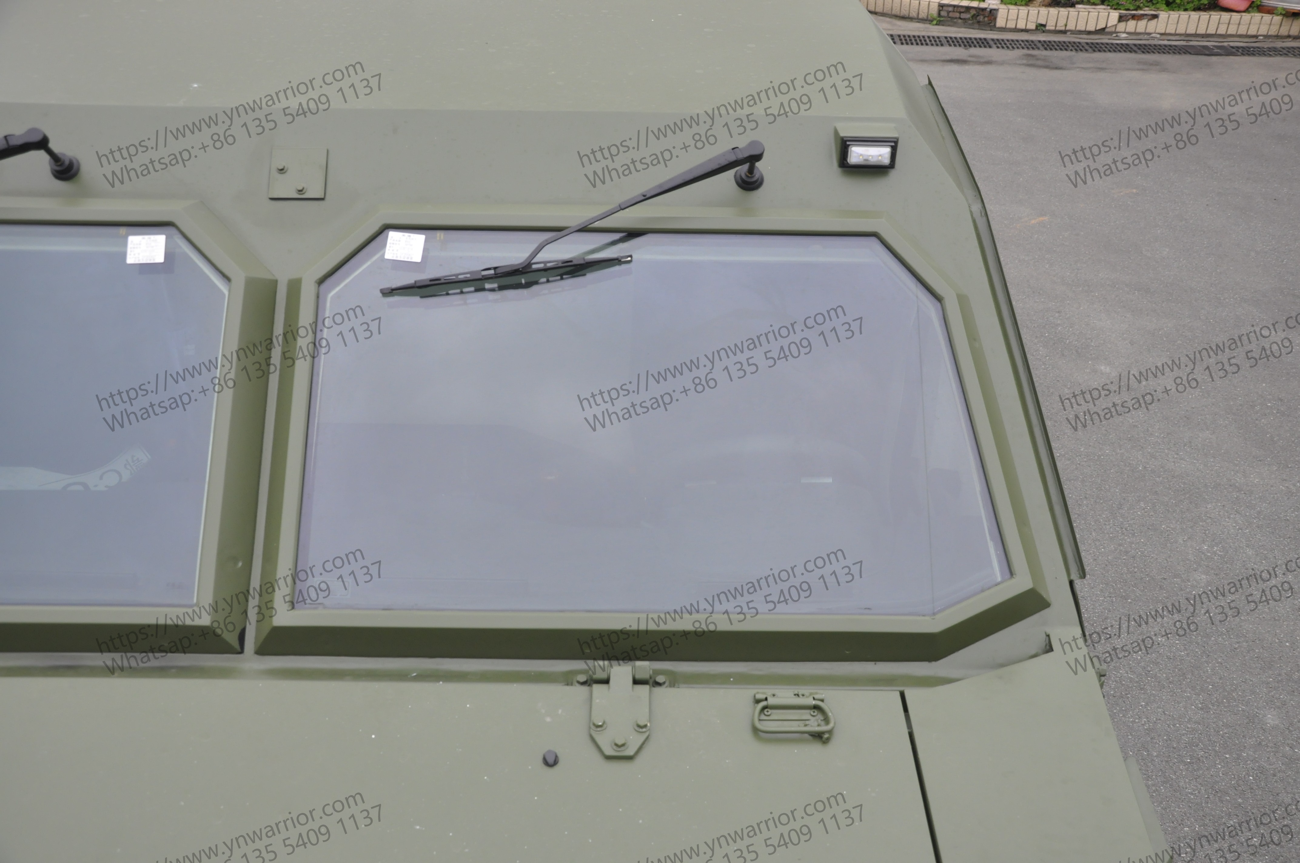 6x6 suspensão independente chassi blindado vidro militar 