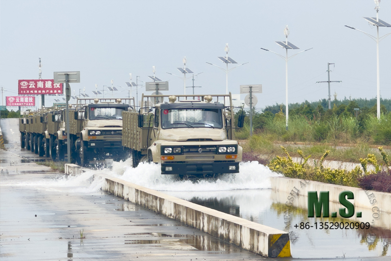 Teste de estrada para todos os caminhões que fabricamos antes do envio