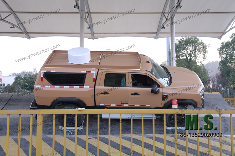 4x4 chin&ecirc;s high-end euro-6 teste de habilidade de reten&ccedil;&atilde;o de inclina&ccedil;&atilde;o lateral de pick-up de suspens&atilde;o independente duplo bra&ccedil;o de suspens&atilde;o 