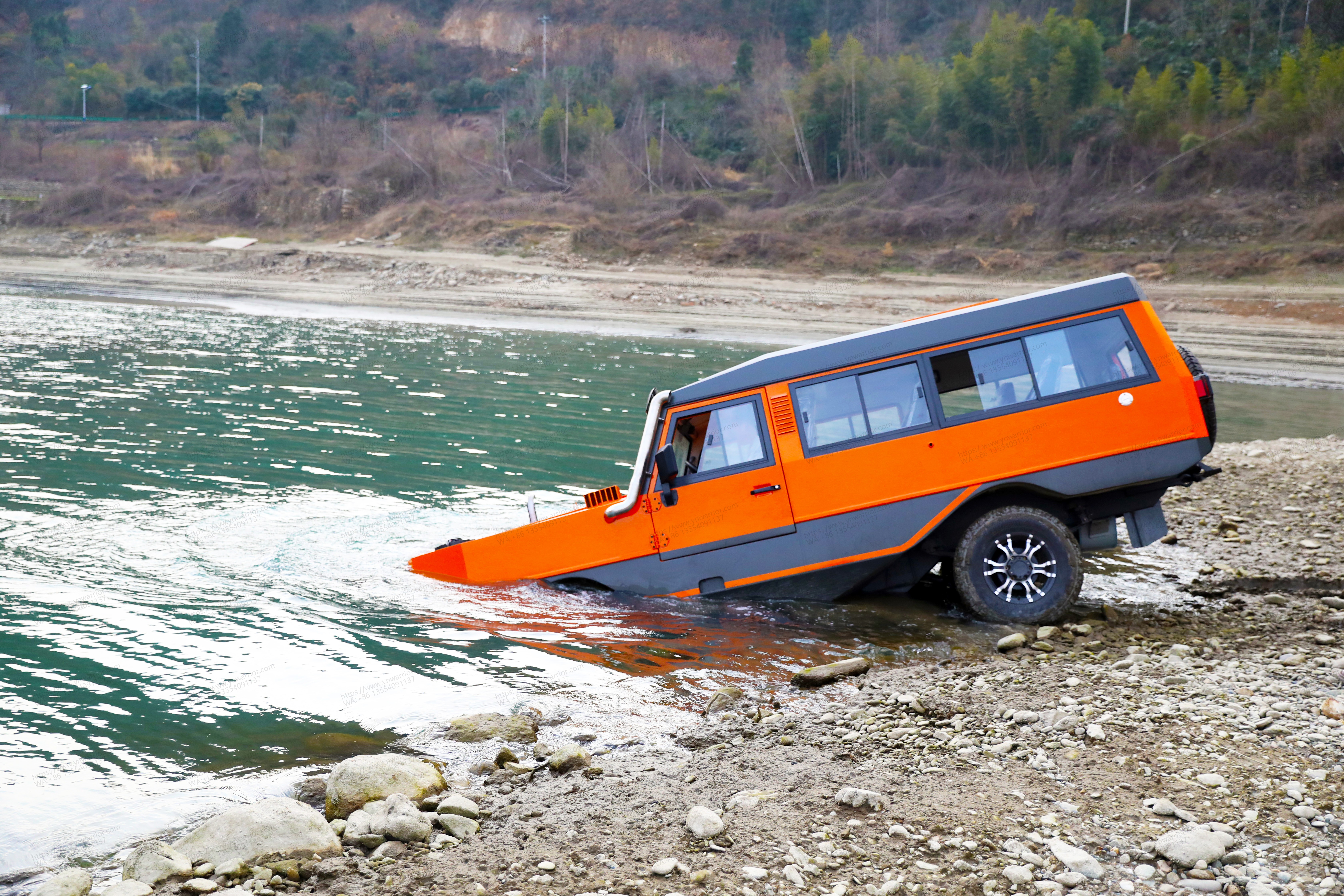China 4x4 veículo anfíbio civil off-road 
