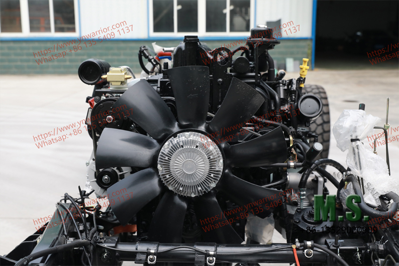 manufacturer direct of Chinese served military rolling chassis that installed Cummins engine 