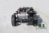 210 cavalos de potência de 11 toneladas de 11 toneladas 6x6 Bus off-road/caminhão chassis_cummins Motor, personalizável, eixo sólido, pneu único, Lock_Manufacturer diferencial