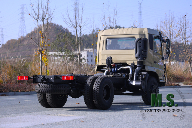 Cabine moderna de peso bruto de 18 toneladas e 210 cavalos de potência Dongfeng Chassi de caminhão 4x2_Motor Weichai, capacidade de rampa de 60%, econômico, serviço pesado_Manufacturer Direct