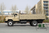 190 cavalos de potência de 15 toneladas de peso bruto Dongfeng 4x2 Cargo Truck_Cummins Motor, tronco de carga de 4700 mm, assentos na caixa de carga, transportadora de tropas, ex-modelo militar.