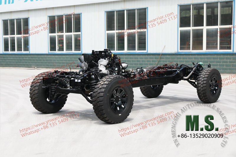 front and rear independent suspension china military chassis 