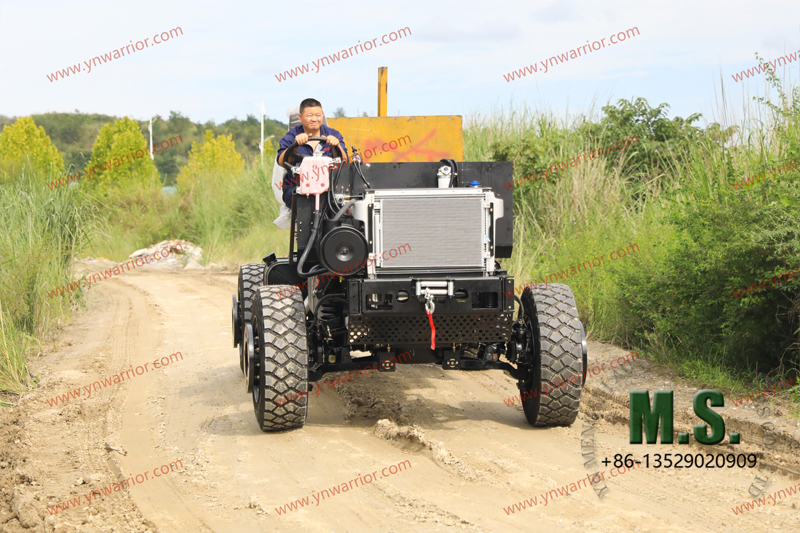 4x4 Chassi de rolamento de tração de transmissão em tempo integral 