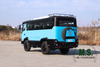 Ônibus off-road 190 HP, 23 assentos 4x4_Cummins Engine 4WD Ônibus durável para estradas ruins Gravador de câmera reversa Design de cores_Dongfeng Ônibus de uso militar direto do fabricante