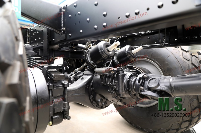 Chassi rolante maci&ccedil;o off-road 6x6 eixo militar Chassi rolante 