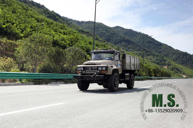 Dongfeng clássico 4x4 traseiro traseiro traseiro, caminhão simples, caminhão durável