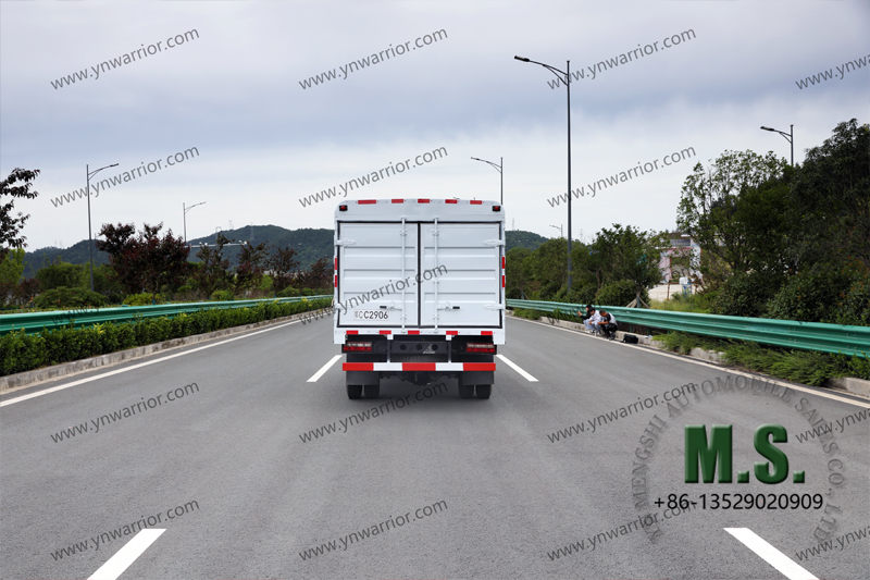 medium duty lives transport truck 