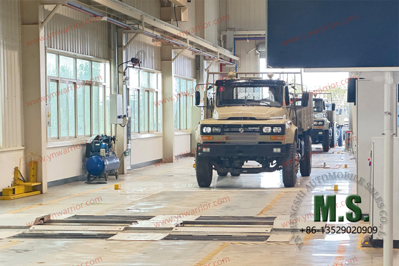 Dongfeng pneu duplo traseiro de caminhão 4x4_ última inspeção 
