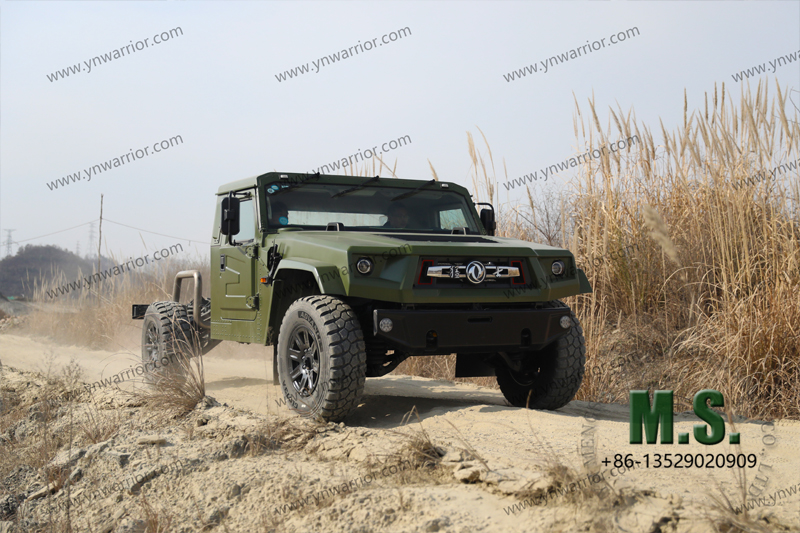 Dongfeng Chassi off-road Mengshi 4x4 com cabine para ve&iacute;culos militares 