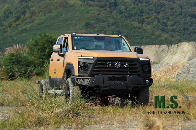 Dongfeng Chassi Mengshi MS600 com cabine 4x4 off-road 