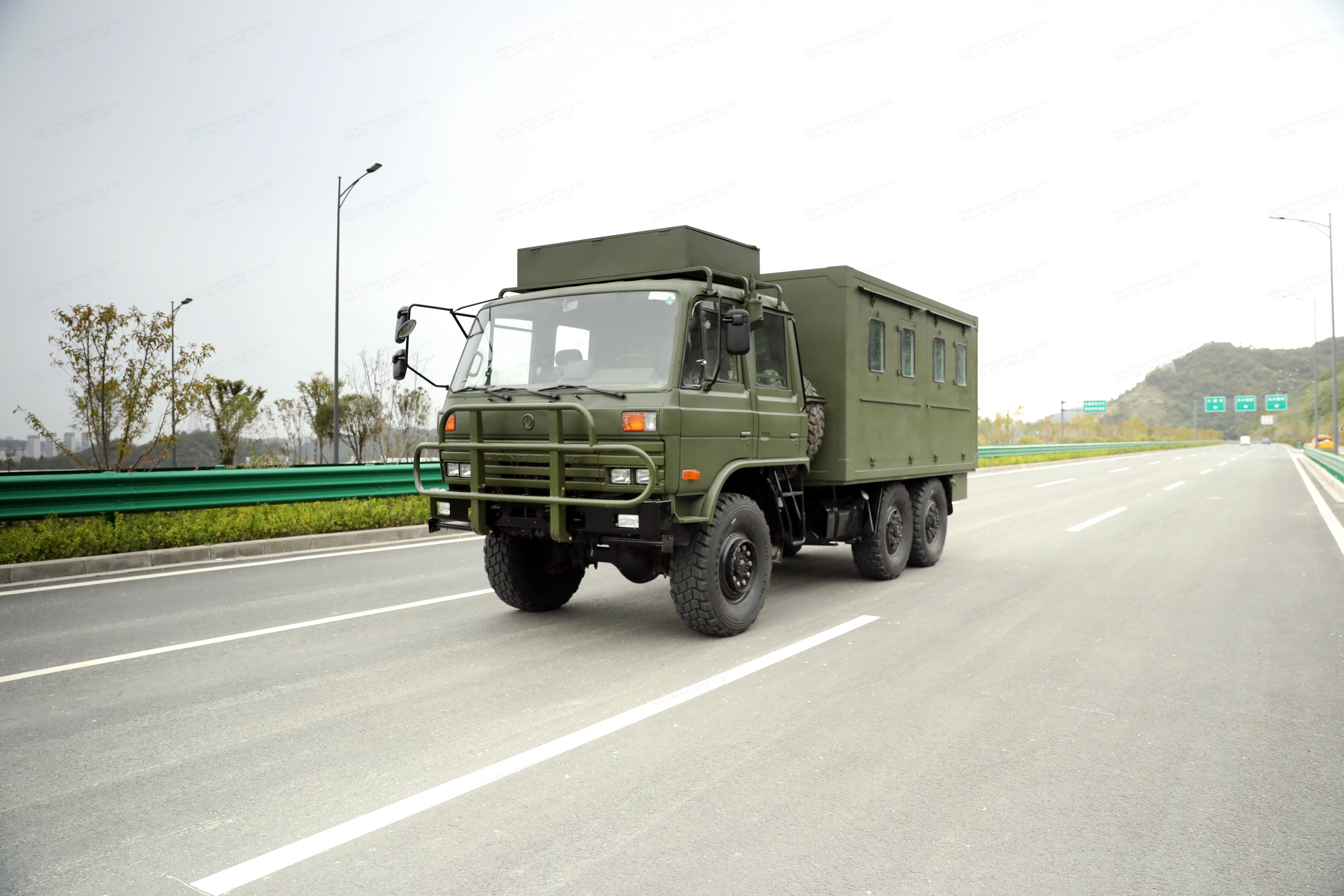 Dongfeng 6x6 caminhão off-roadbus 