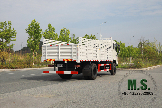 210 cavalos de potência de 15 toneladas de peso bruto Dongfeng Caminhão de carga estendido Box_customizada a distância entre eixos, motor Cummins, ar-condicionado, pneu sobressalente, bom preço_ manufacturer direto