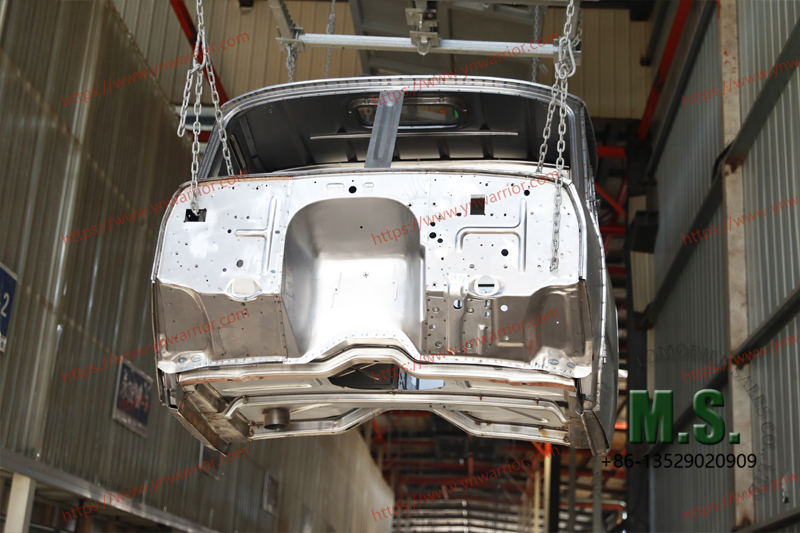 hanging the cab which just finished the electrophoresis process and waiting for dry 