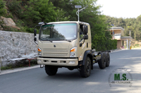 Dongfeng Chassis de caminhão off-road Six Drive Bobcat_ Chassis de caminhão a diesel de exportação popular 6*6_ Novo Dongfeng Exportações de chassi de caminhão basculante Bobcat