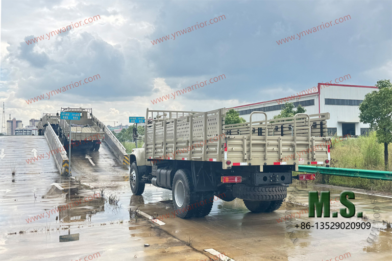 Dongfeng pneu duplo traseiro de caminhão 4x4_ teste de subida