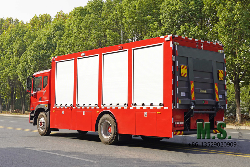 caminhão de equipamentos de incêndio