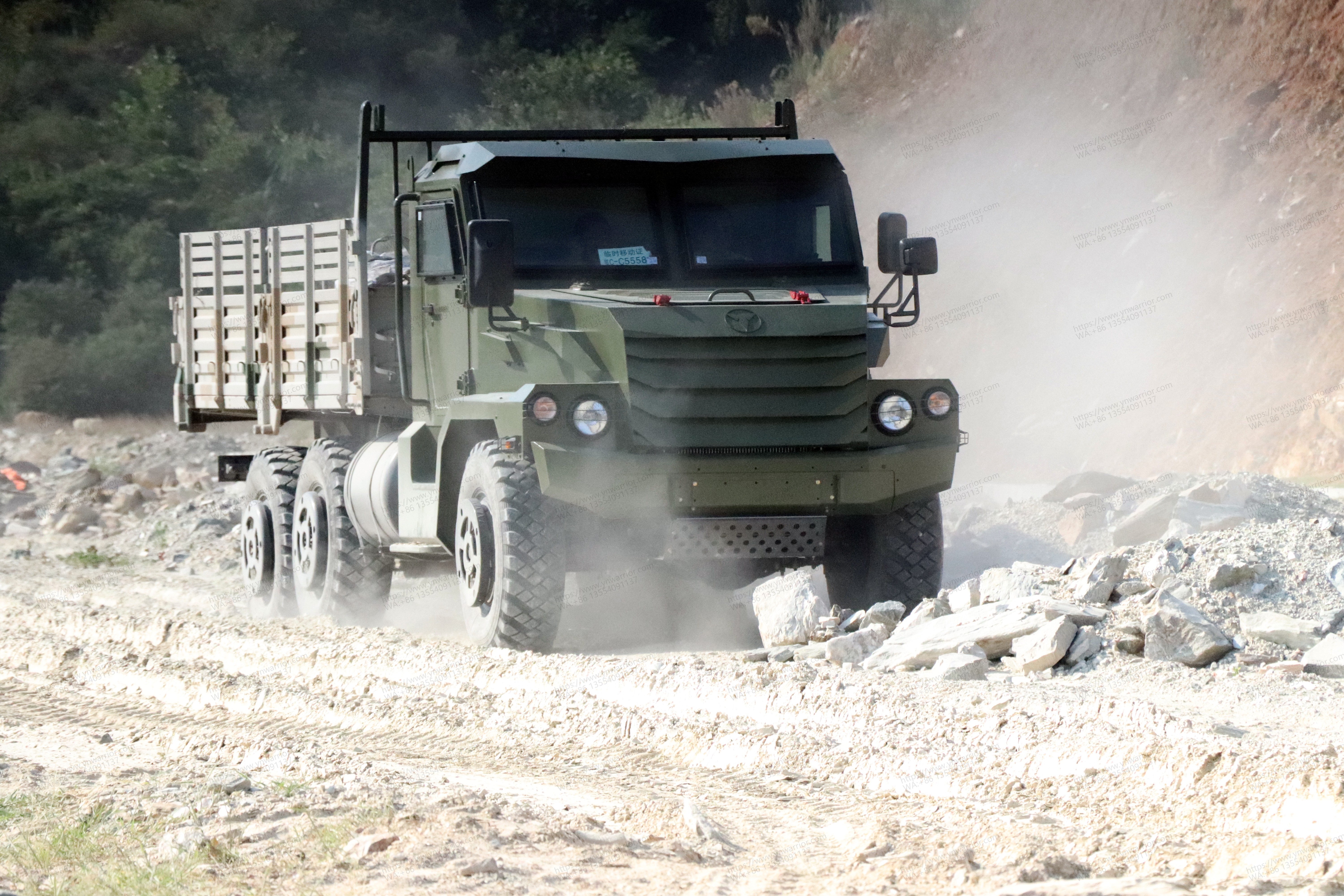 Caminhão Minerado de Mineração Militar Chinesa 