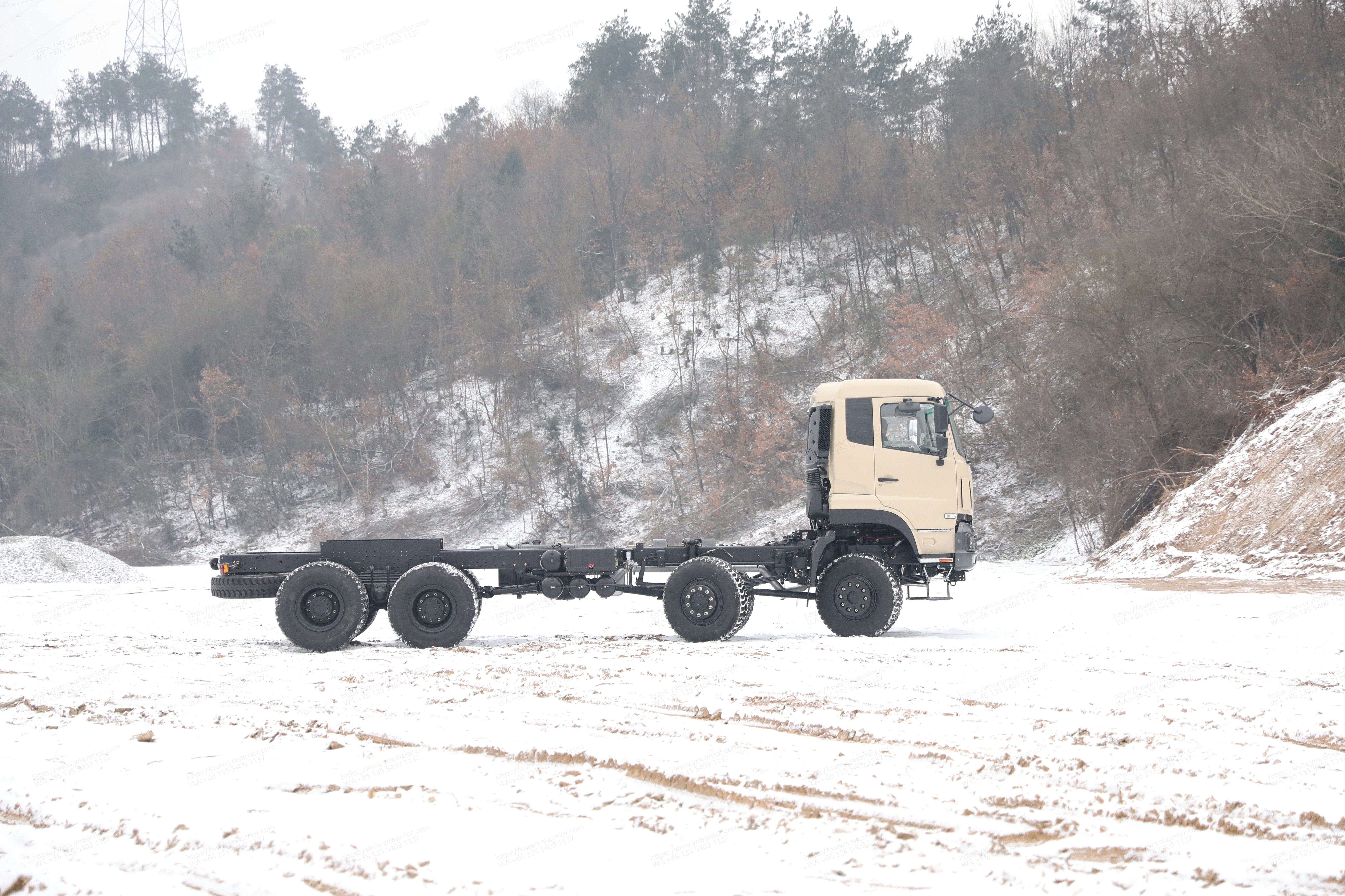 chinesa Dongfeng 8x8 Chassi de caminhão chinês personalizado 