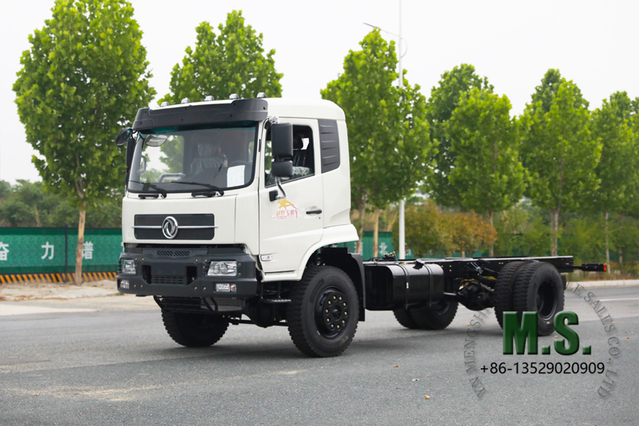 Chassi de peso bruto de 15 toneladas de 210 cavalos de potência com táxi de Dongfeng cargo caminhão_castomizou a distância entre eixos, motor Cummins, ar-condicionado, pneu sobressalente, bom preço-manufacturer direto