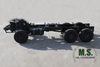 210 cavalos de potência de 11 toneladas de 11 toneladas 6x6 Bus off-road/caminhão chassis_cummins Motor, personalizável, eixo sólido, pneu único, Lock_Manufacturer diferencial