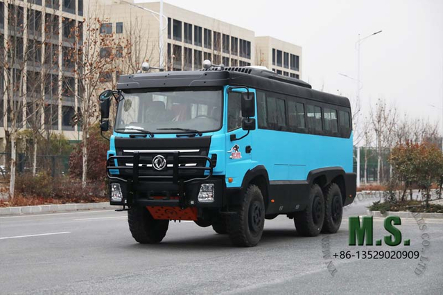 210 HP 27 Assentos 6x6 Uso de mineração off-road Bus_Roof Montado AC Porta de entrada oscilante Transmissão automática personalizável profunda Disponível Logo Design_Manufacturer Direct