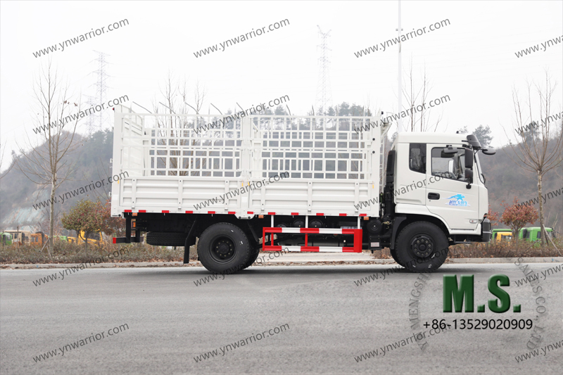 Hollow Slatted Cargo Rail box on trucks 