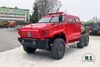 300 HP 15 toneladas de GVW 6x6 off-road blindado Dongfeng Chassi M-hero com cabine_Cummins Engine Warrior Uso militar blindado à prova de bala Run-flat CTIS_Manufacturer Direct Red