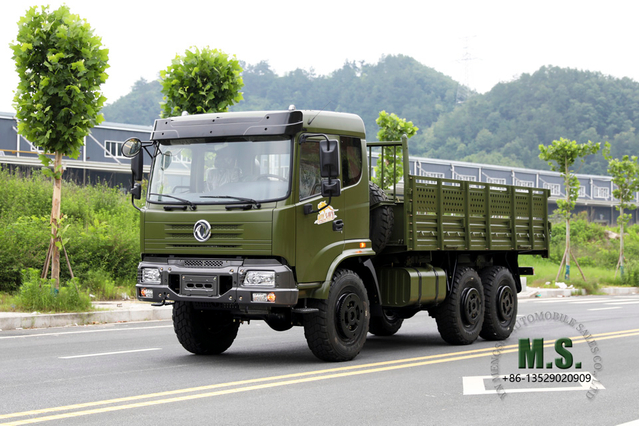 (Sem pára-choque)Dongfeng 6*6 Caminhão off-road_Caminhão de transporte off-road