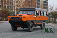 116 HP 3 toneladas de veículo off-road anfíbio GVW 4x4_Veículo de resgate de inundação à prova d'água Van de passageiros de emergência_Preço direto de fábrica do fabricante