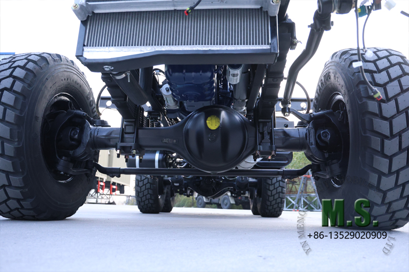 Chassi rolante de 340 cavalos de pot&ecirc;ncia 6x6 para &ocirc;nibus terno de eixo r&iacute;gido forte para &Aacute;frica 